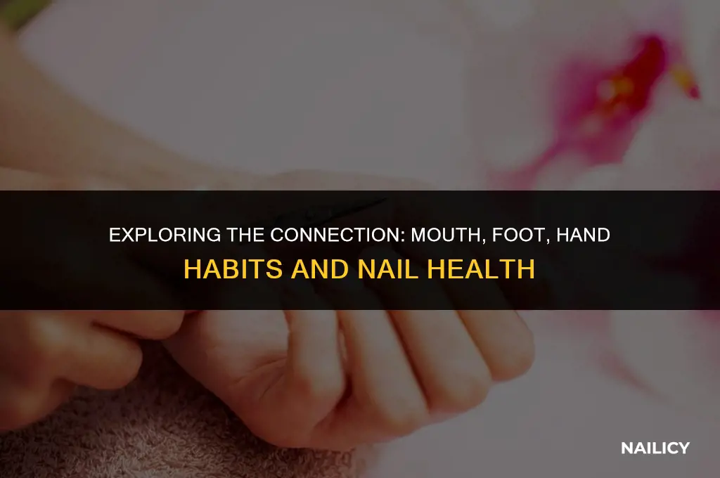 can mouth foot and hand cause your nails to peel