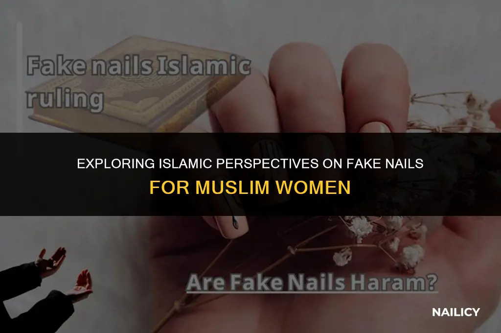 can muslim girl wear fake nails
