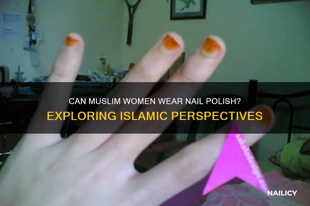can muslim women wear nail polish