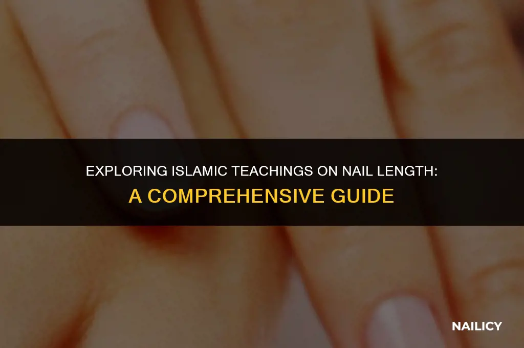 can muslims have long nails