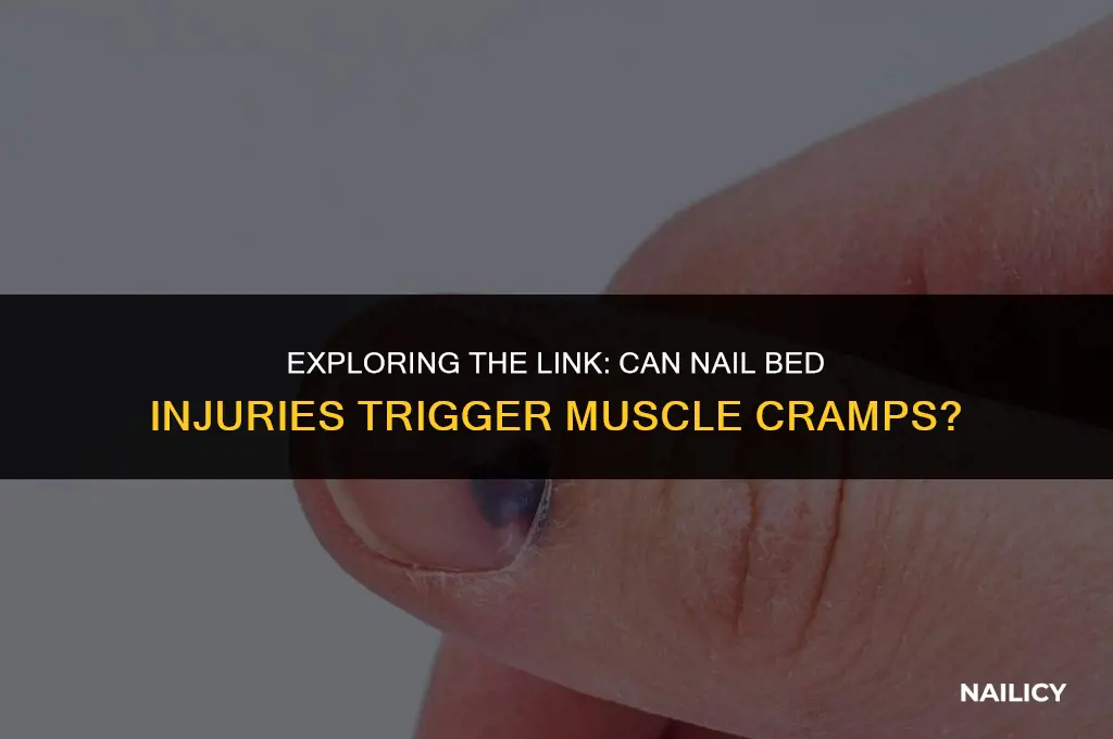 can nail bed injury cause cramping