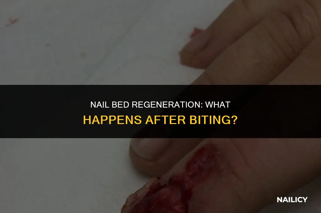 can nail beds grow back after biting