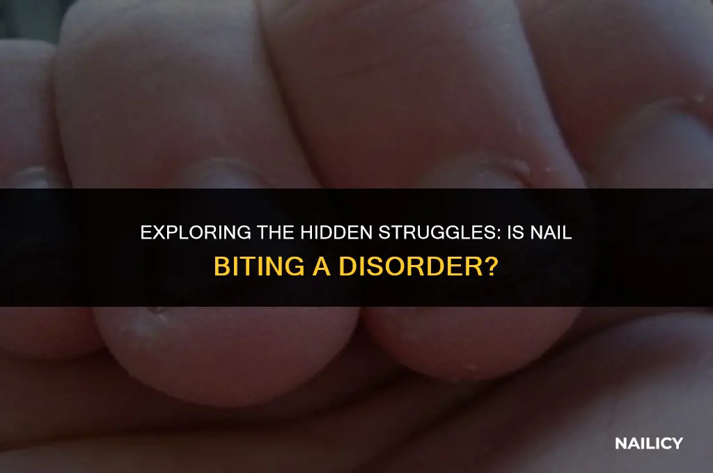 can nail biting be a disorder