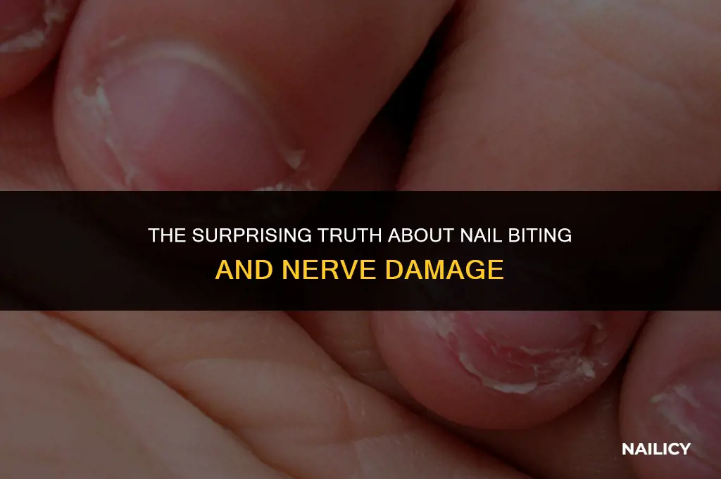 can nail biting cause nerve damage