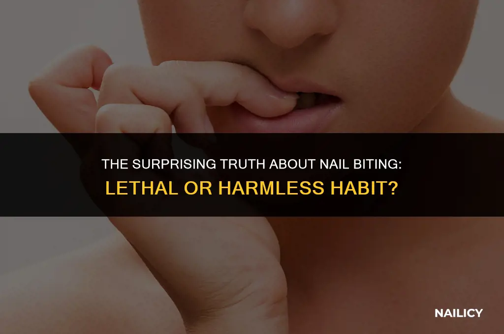 can nail biting kill you