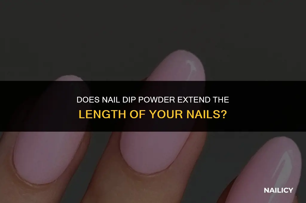 can nail dip make your mails longer