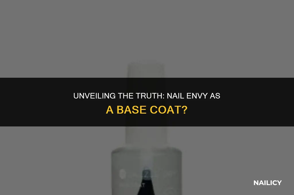 can nail envy be used as a base coat