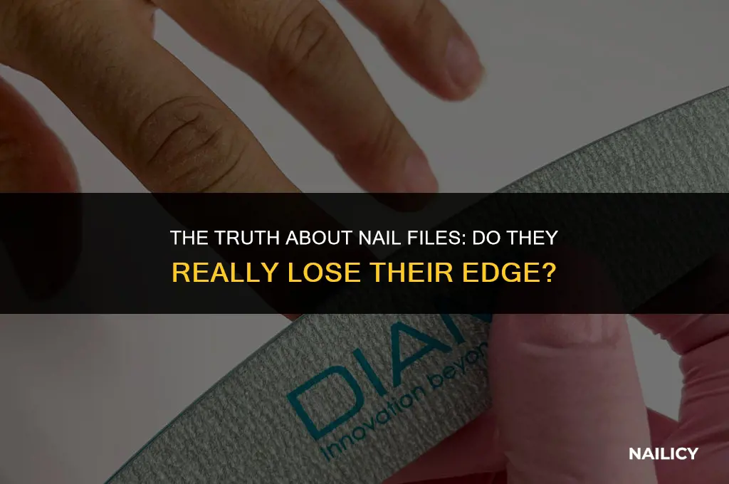 can nail files become dull