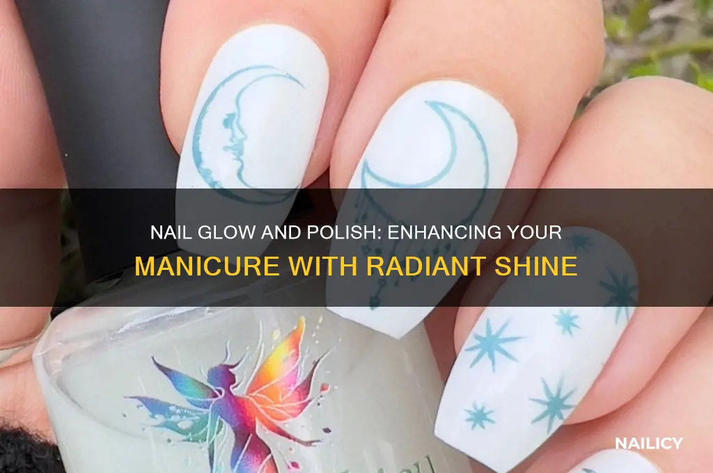 can nail glow and nail polish