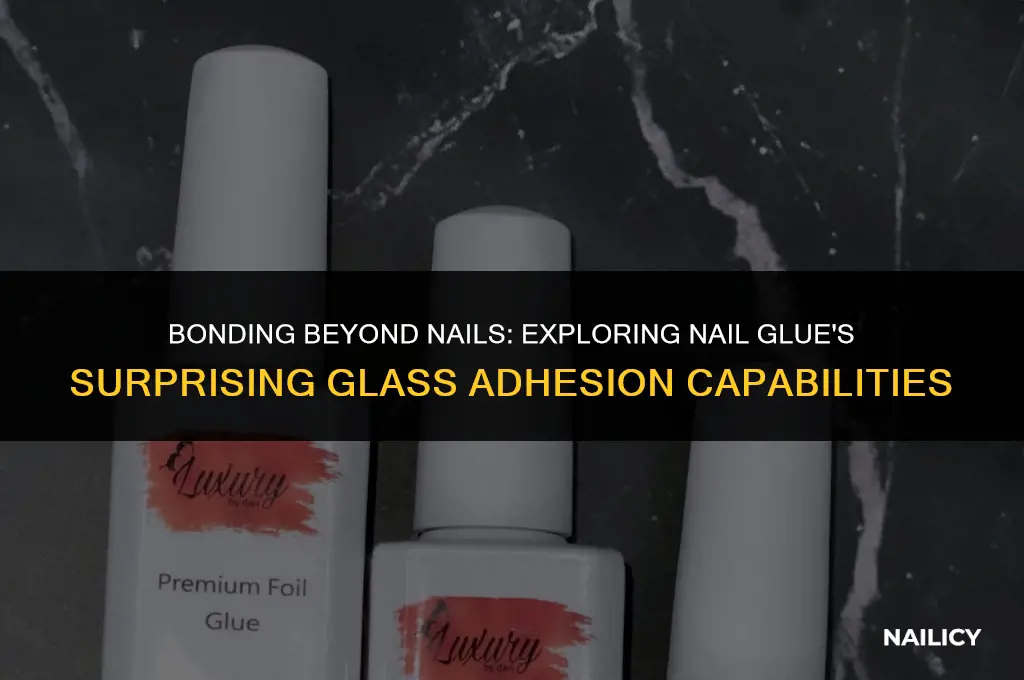 can nail glue glue glass