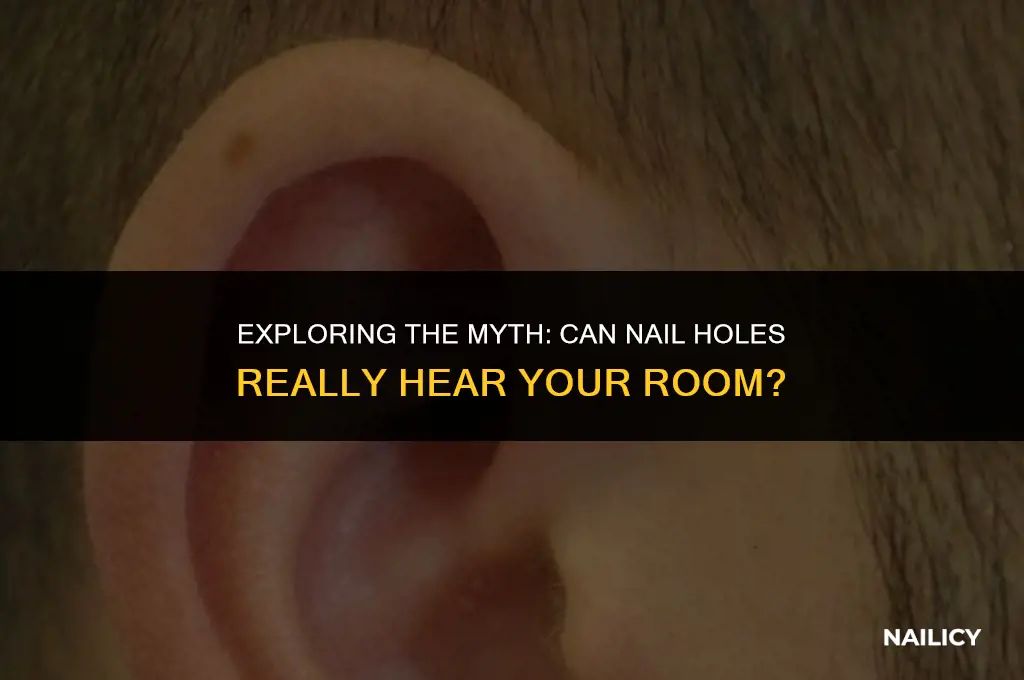can nail holes hear room