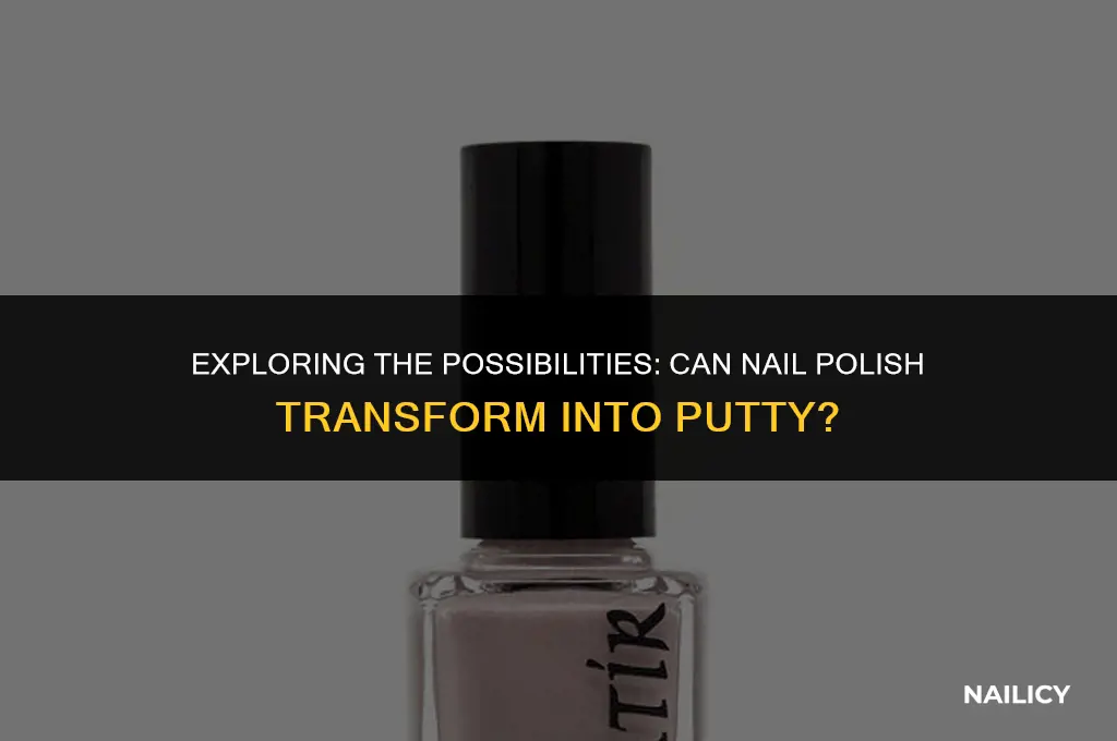 can nail in putty