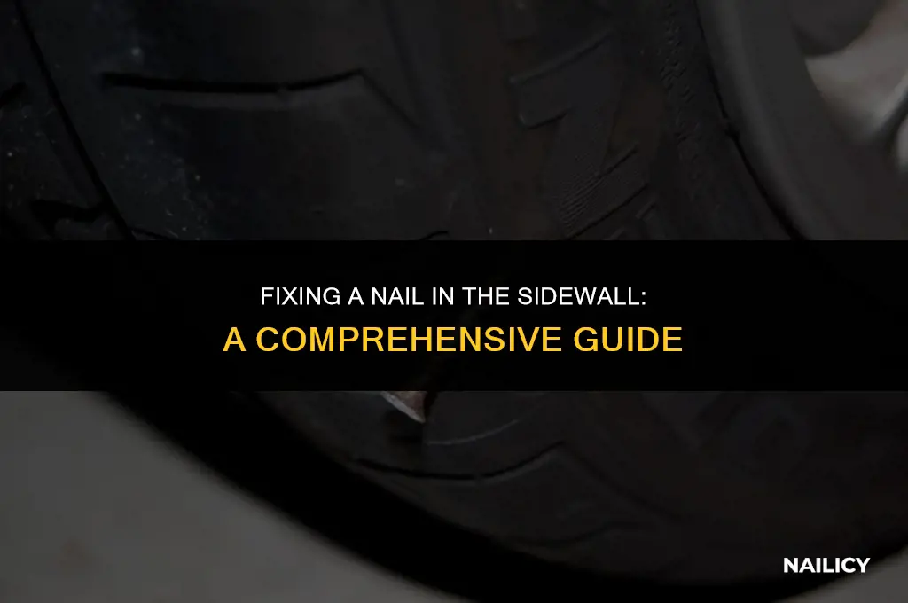 can nail in sidewall be repaired