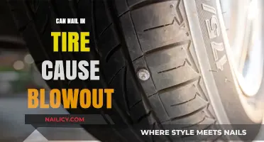 The Hidden Danger: How a Small Nail Can Lead to a Tire Blowout