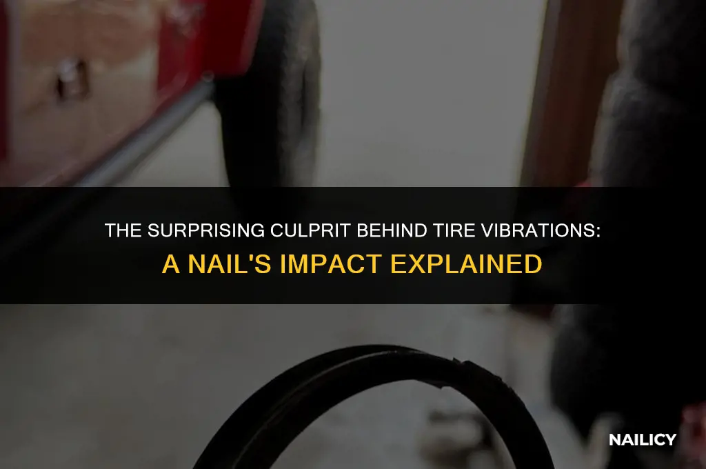 can nail in tire cause vibration