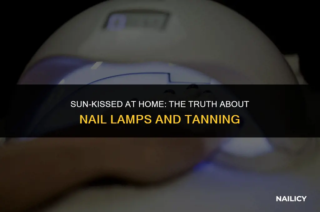 can nail lamps give you a tan
