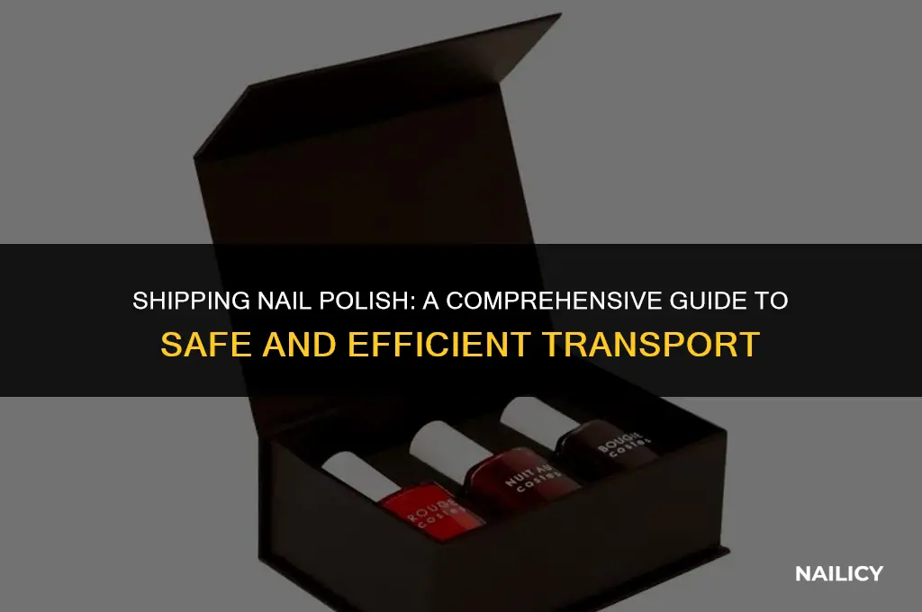 can nail pol8sh be shipped