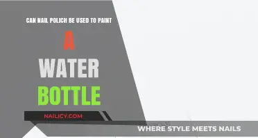 Creative Hydration: Using Nail Polish to Customize Your Water Bottle
