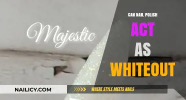 Nail Polish as Whiteout: Creative Fix or Messy Mistake?