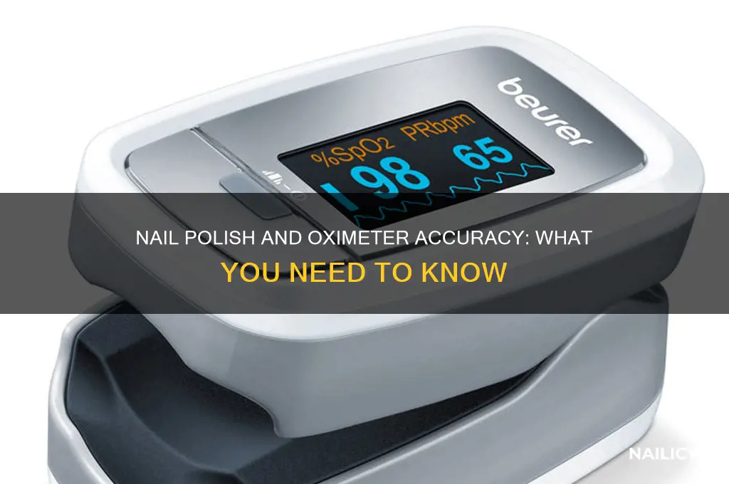can nail polish affect oximeter