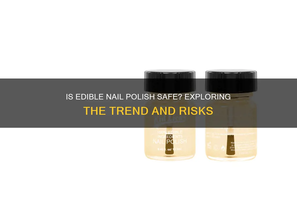 can nail polish be edible