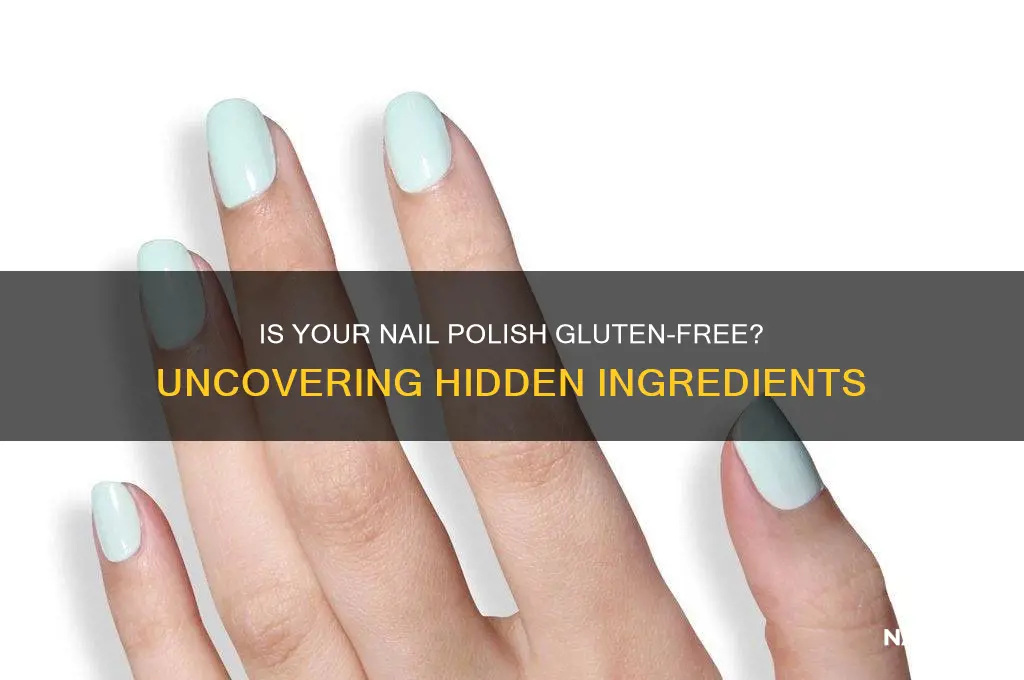 can nail polish be gluten free