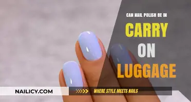 Can Nail Polish Fly? Carry-On Luggage Rules Explained