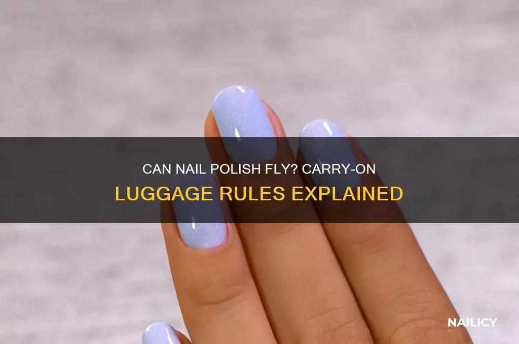 can nail polish be in carry on luggage