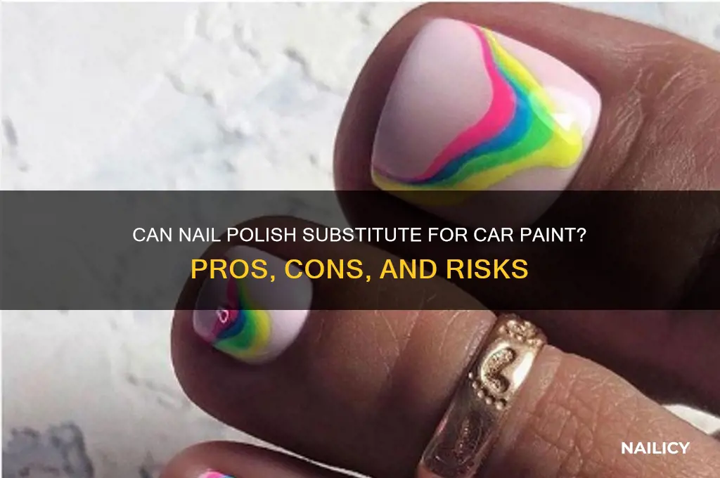 can nail polish be used as car paint