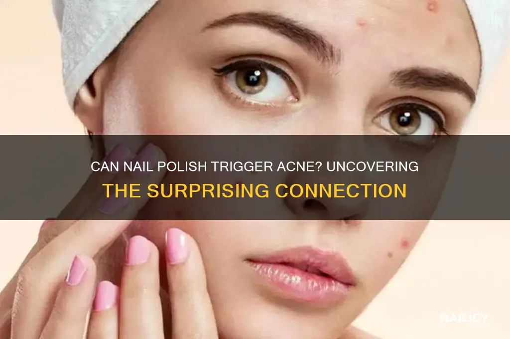 can nail polish cause acne