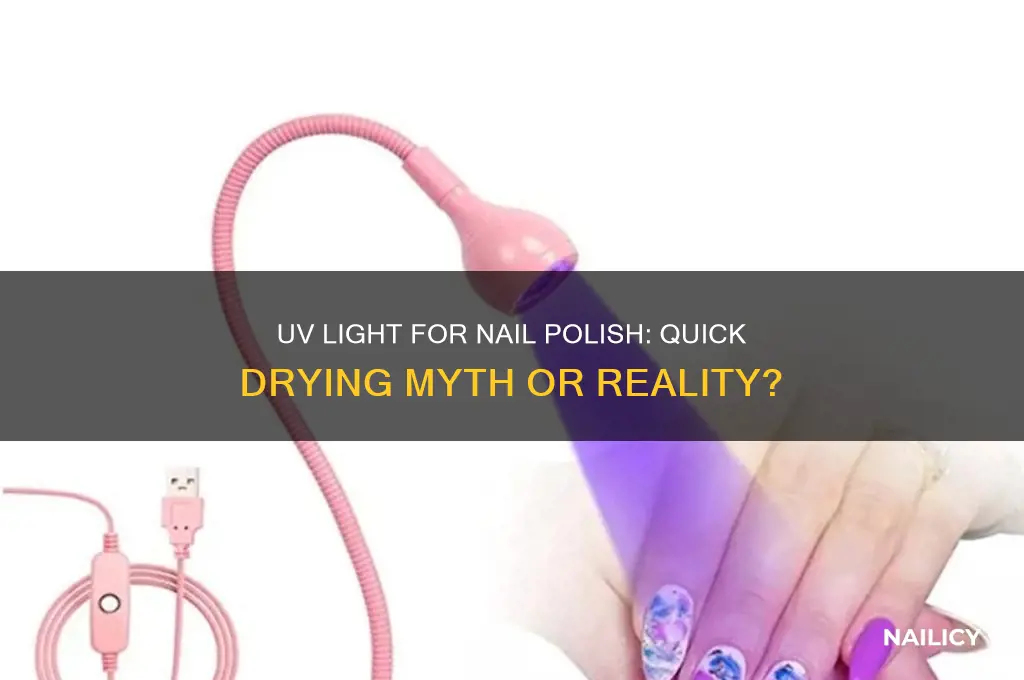 can nail polish dry with uv light