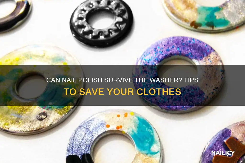 can nail polish go through the washer