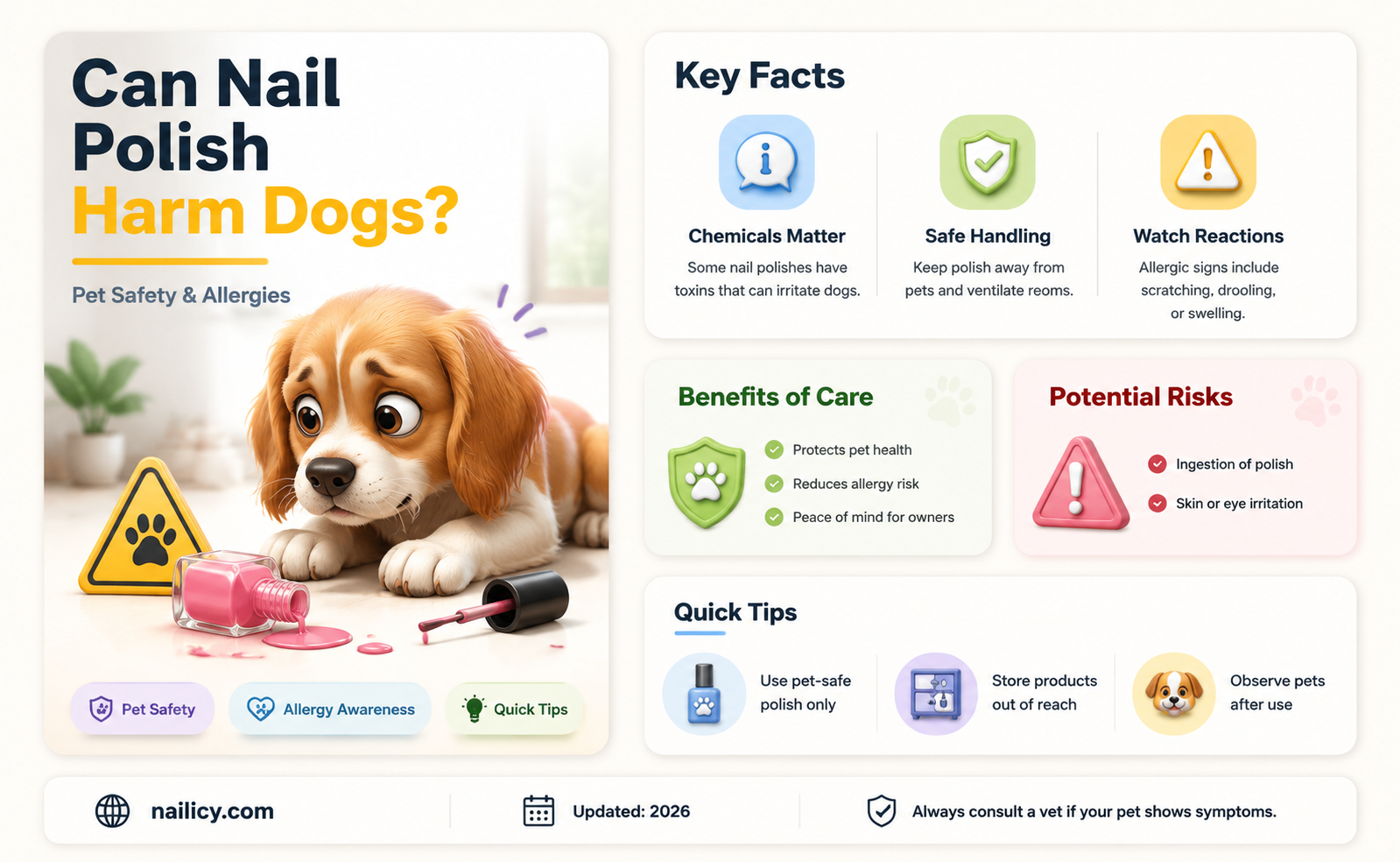 are dogs allergic to nail polish