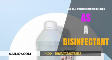 Nail Polish Remover: A Disinfectant Alternative?