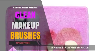 Brush Cleaning Hack: Nail Polish Remover