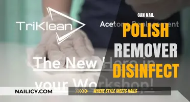 Nail Polish Remover: A Disinfectant?