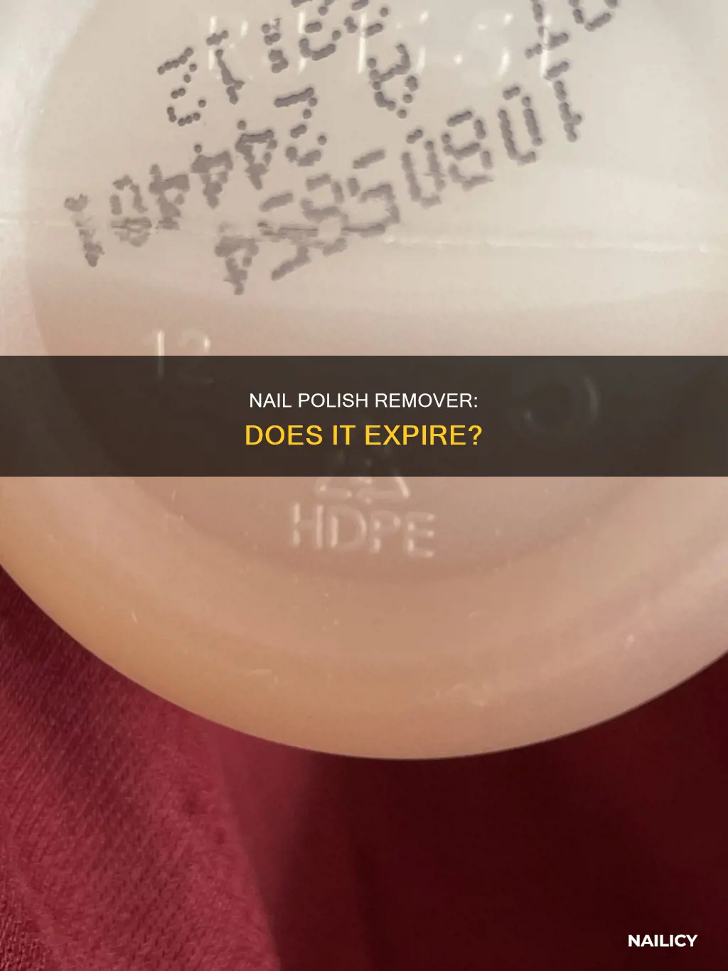 can nail polish remover go bad