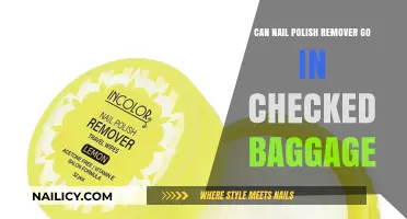 Nail Polish Remover: Checked Baggage Safe?