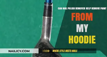 Nail Polish Remover: A Hoodie Paint Remover?