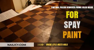 Primer Power: Nail Polish Remover Preps Oiled Wood for Spray Paint