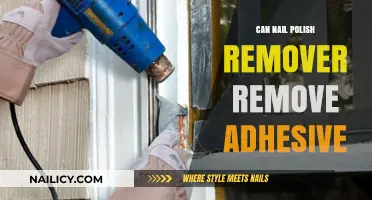 Nail Polish Remover: An Effective Adhesive Remover?