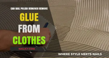 How to Remove Glue Stains with Nail Polish Remover