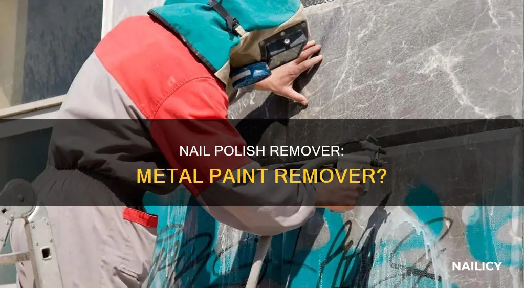 can nail polish remover remove paint from metal