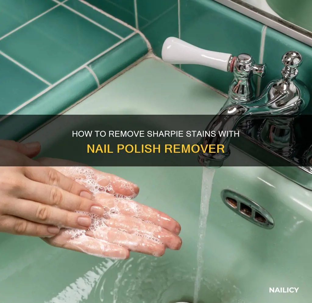 can nail polish remover remove sharpie from clothes
