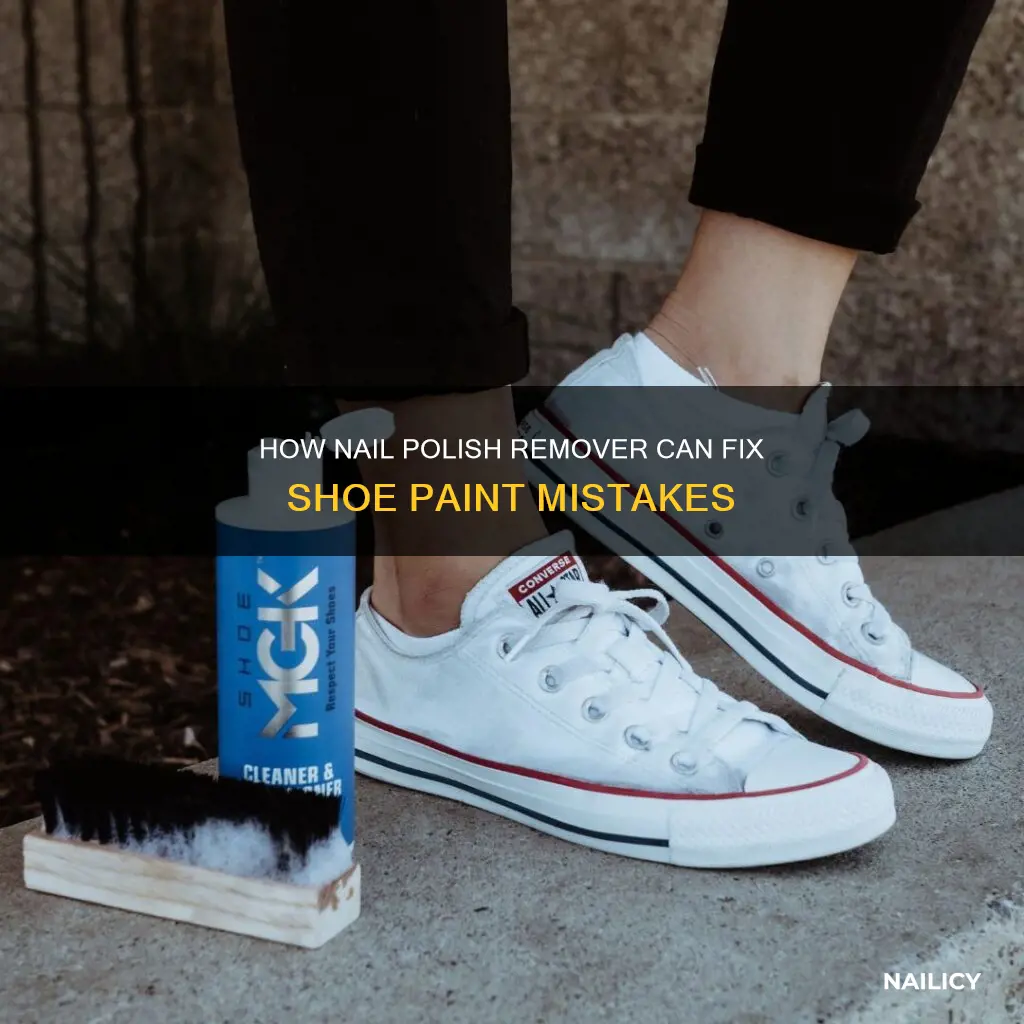 can nail polish remover remove shoe paint
