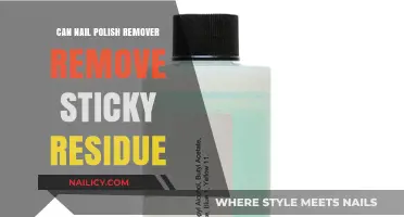 Nail Polish Remover: A Sticky Residue Solution?