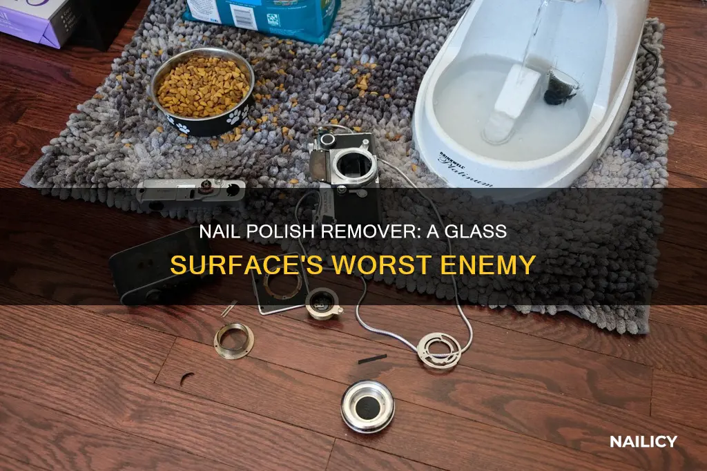 can nail polish remover ruin gkass