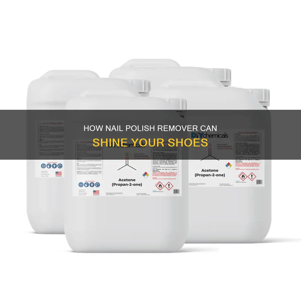 can nail polish remover shine shoes