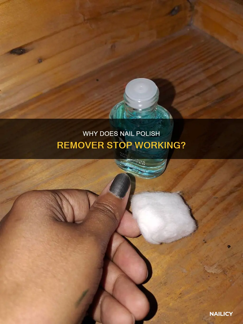 can nail polish remover stop working