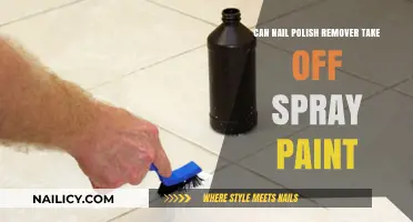Nail Polish Remover: A Quick Fix for Spray Paint Removal?